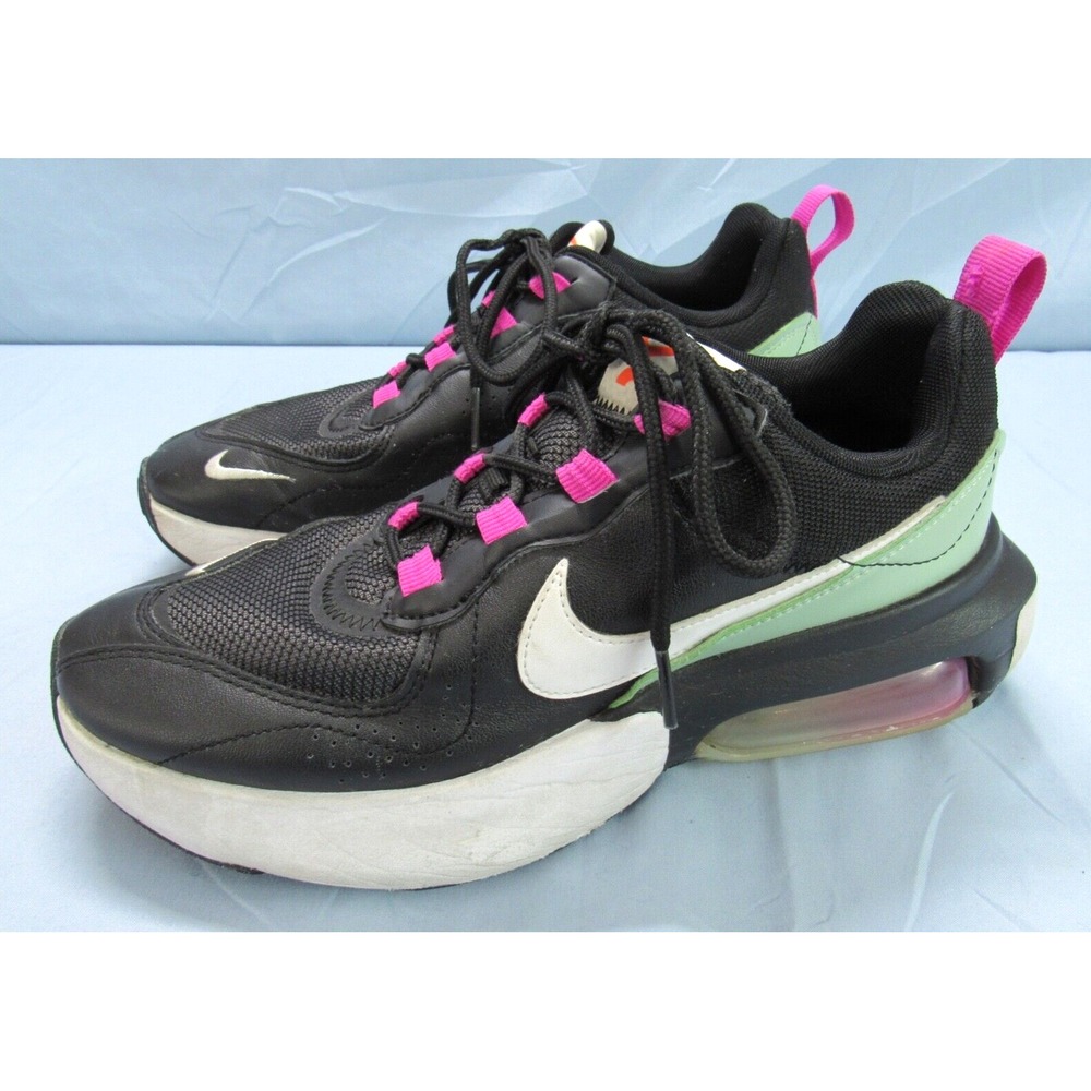 NIKE AIR Max Verona BLACK/PINK Leather/Mesh LACE-UP Athletic Shoes SNEAKERS 7.5